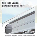 VEVOR Heavy Duty Metal Carport 20 X 24 Ft Outdoor Car Shelter Garage for Boats