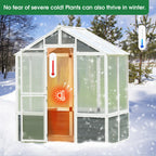 The Heirloom Solid Pine Walk-In Greenhouse - 76'' x 48''