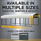 Galvanized Steel Carport, 20X24X9