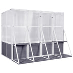 Artisanal Wooden Lean-To Walk-In Greenhouse (104" x 98")