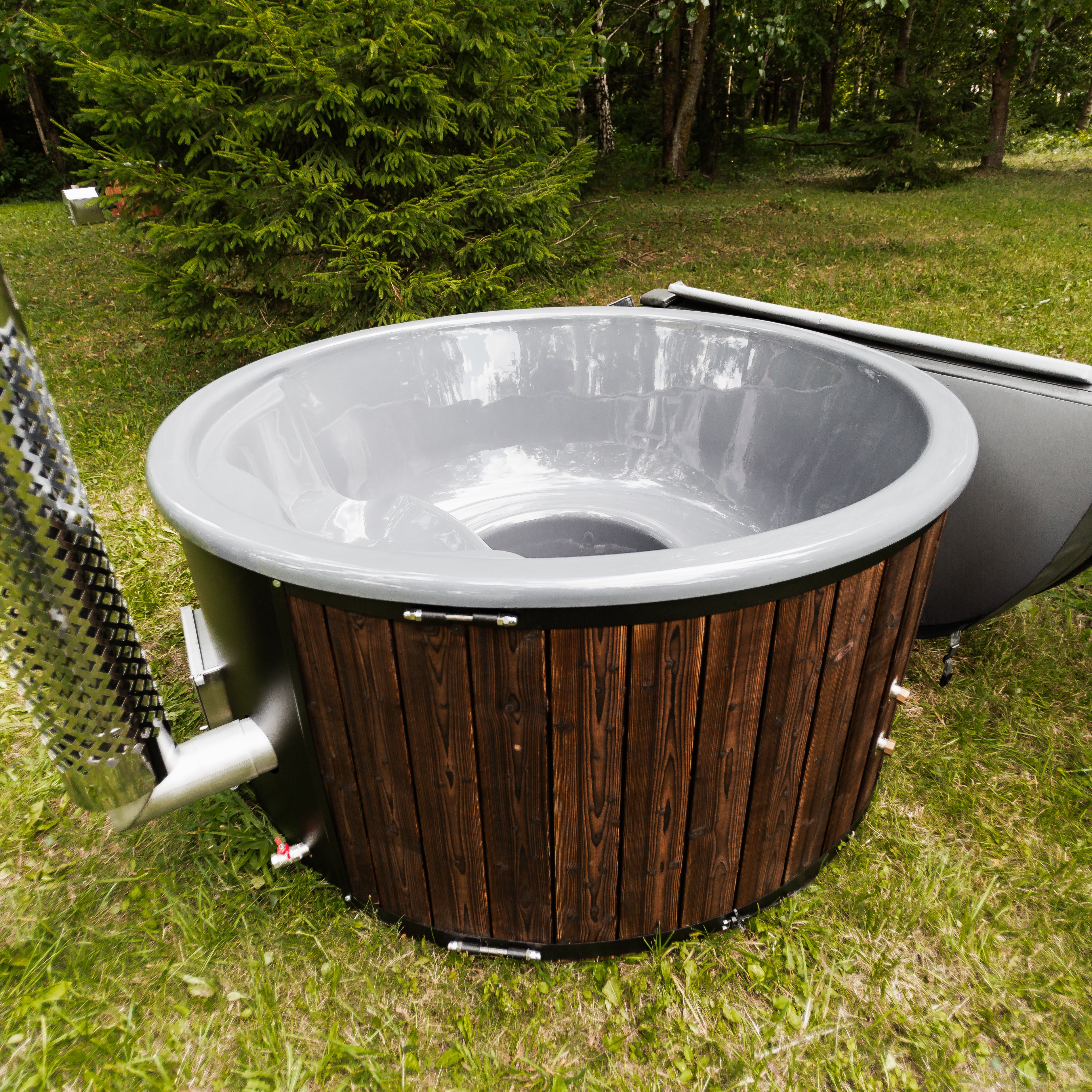 Mande Spa USA MWT4 Wood-Fired 4-Person Hot Tub