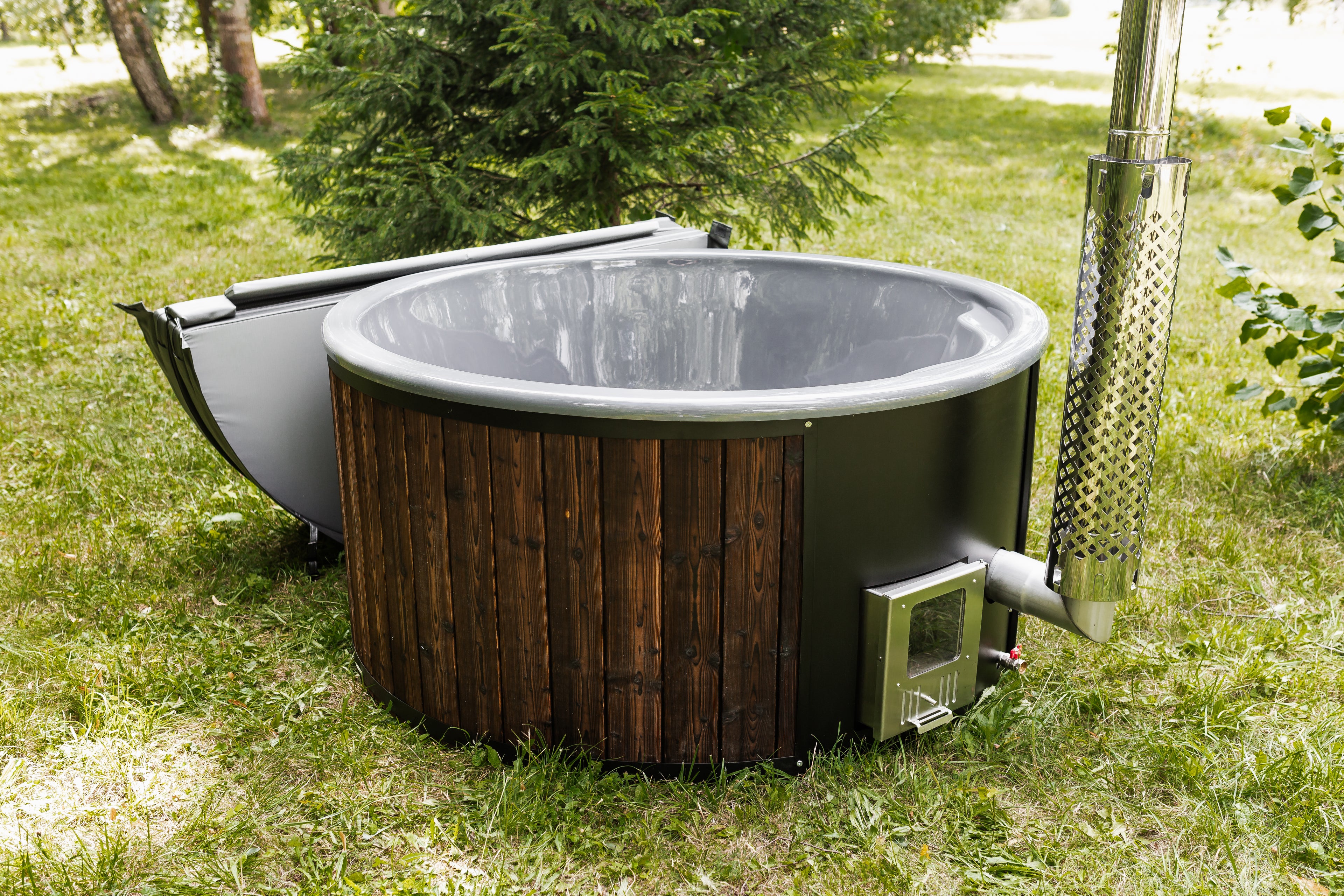 Mande Spa USA MWT4 Wood-Fired 4-Person Hot Tub