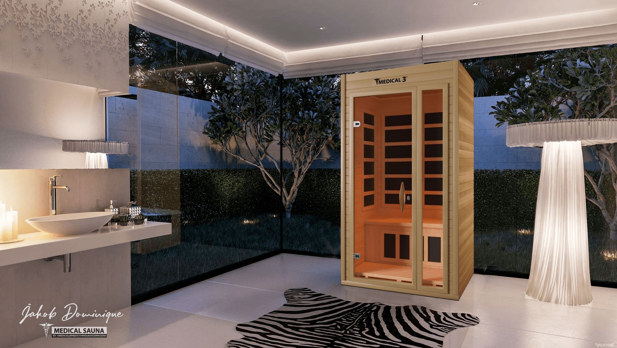 Medical 3™ Full Spectrum Infrared Home Sauna