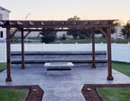 Super Deck Solid Redwood Pergola