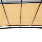 V.I.P Digital Presence 12' x 9' Steel Pergola with Retractable Canopy