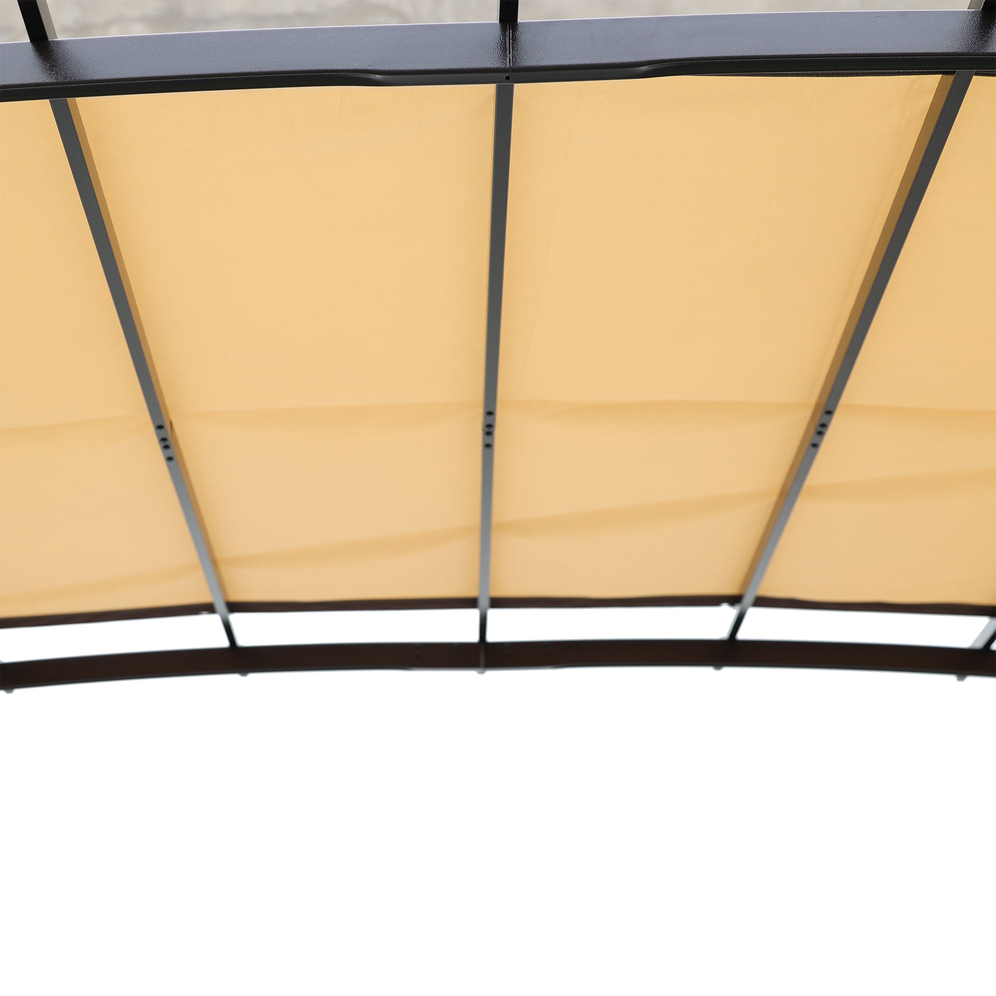 V.I.P Digital Presence 12' x 9' Steel Pergola with Retractable Canopy