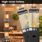 Heirloom Series 40,000 BTU Propane Patio Heater with Wood-Grain Finish