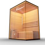 Traditional 7™ Three-Person Hemlock Steam Sauna
