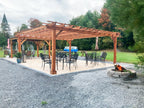Super Deck Solid Redwood Pergola