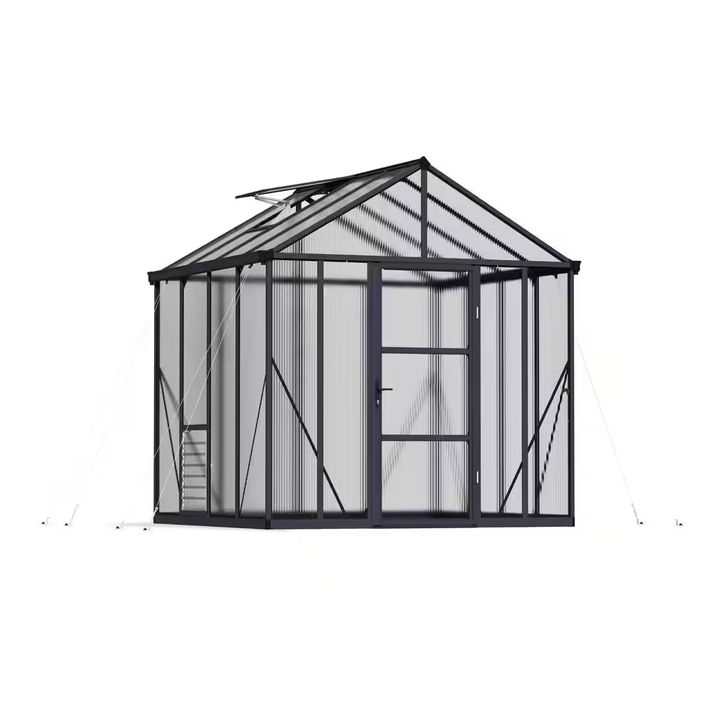 Glory 8 Ft. X 8 Ft. Gray/Diffused DIY Greenhouse Kit
