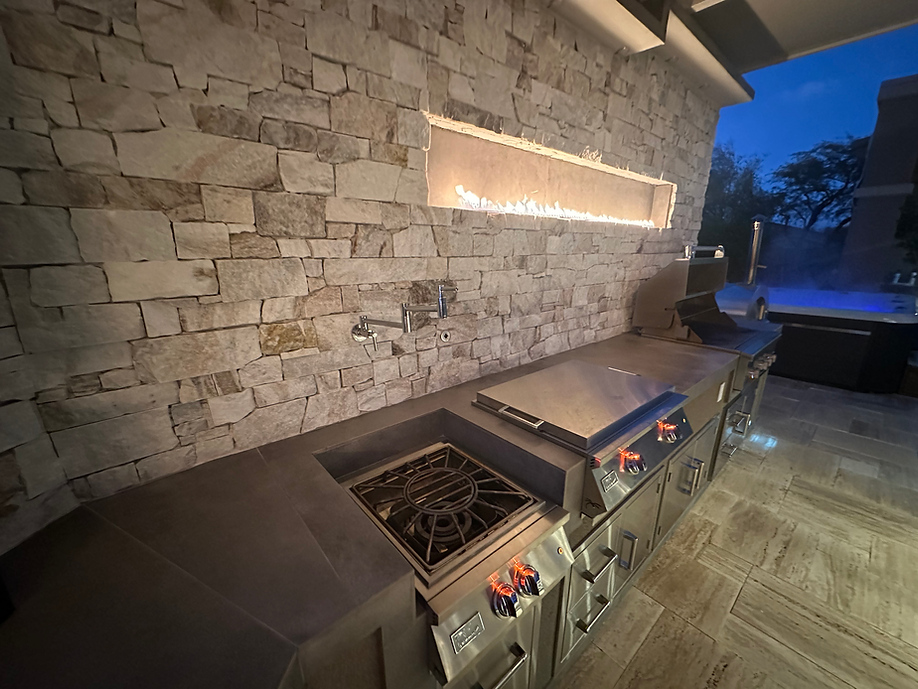 KoKoMo Custom Luxury BBQ Island & Outdoor Kitchen Station