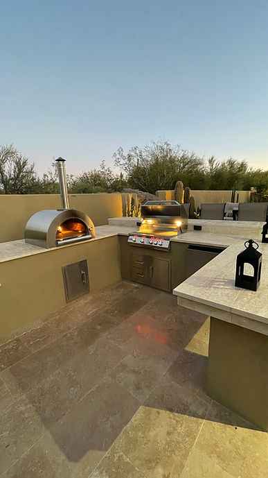 Kokomo 32” Built-In Wood Fired Pizza Oven