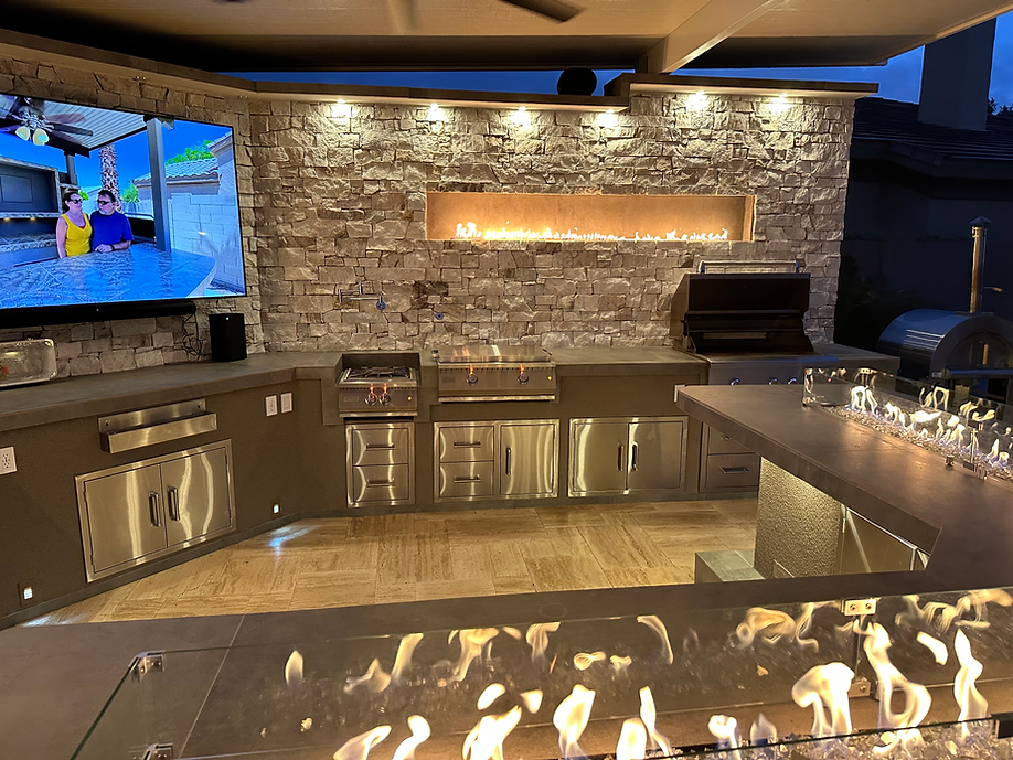 KoKoMo Custom Luxury BBQ Island & Outdoor Kitchen Station