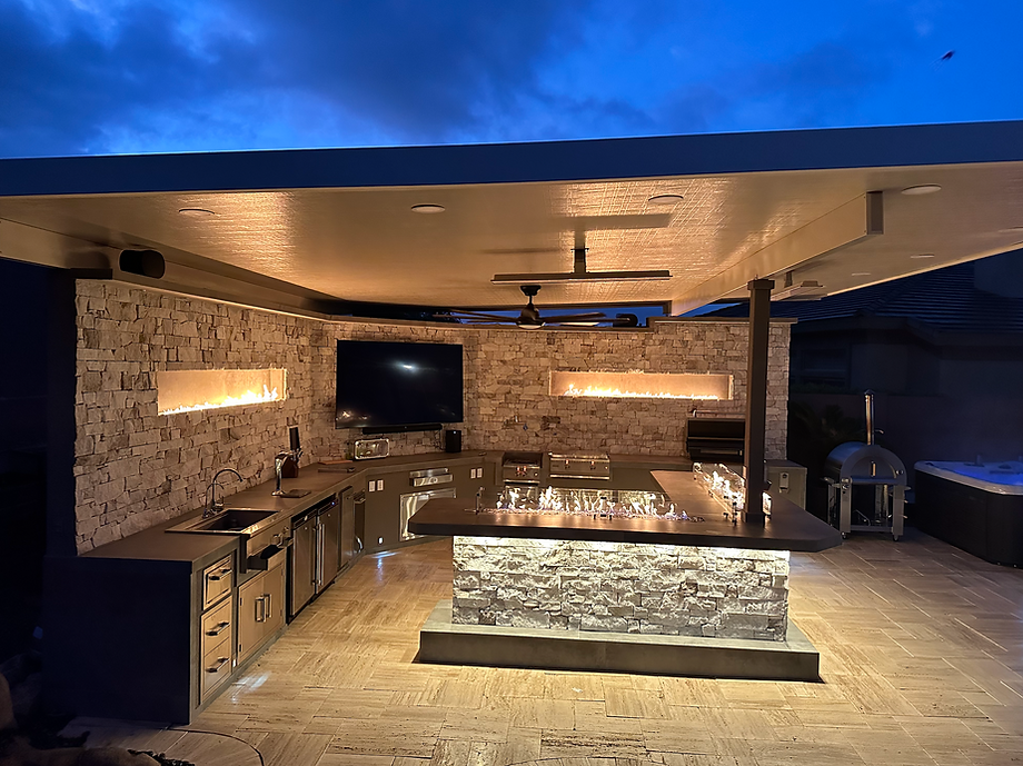 KoKoMo Custom Luxury BBQ Island & Outdoor Kitchen Station