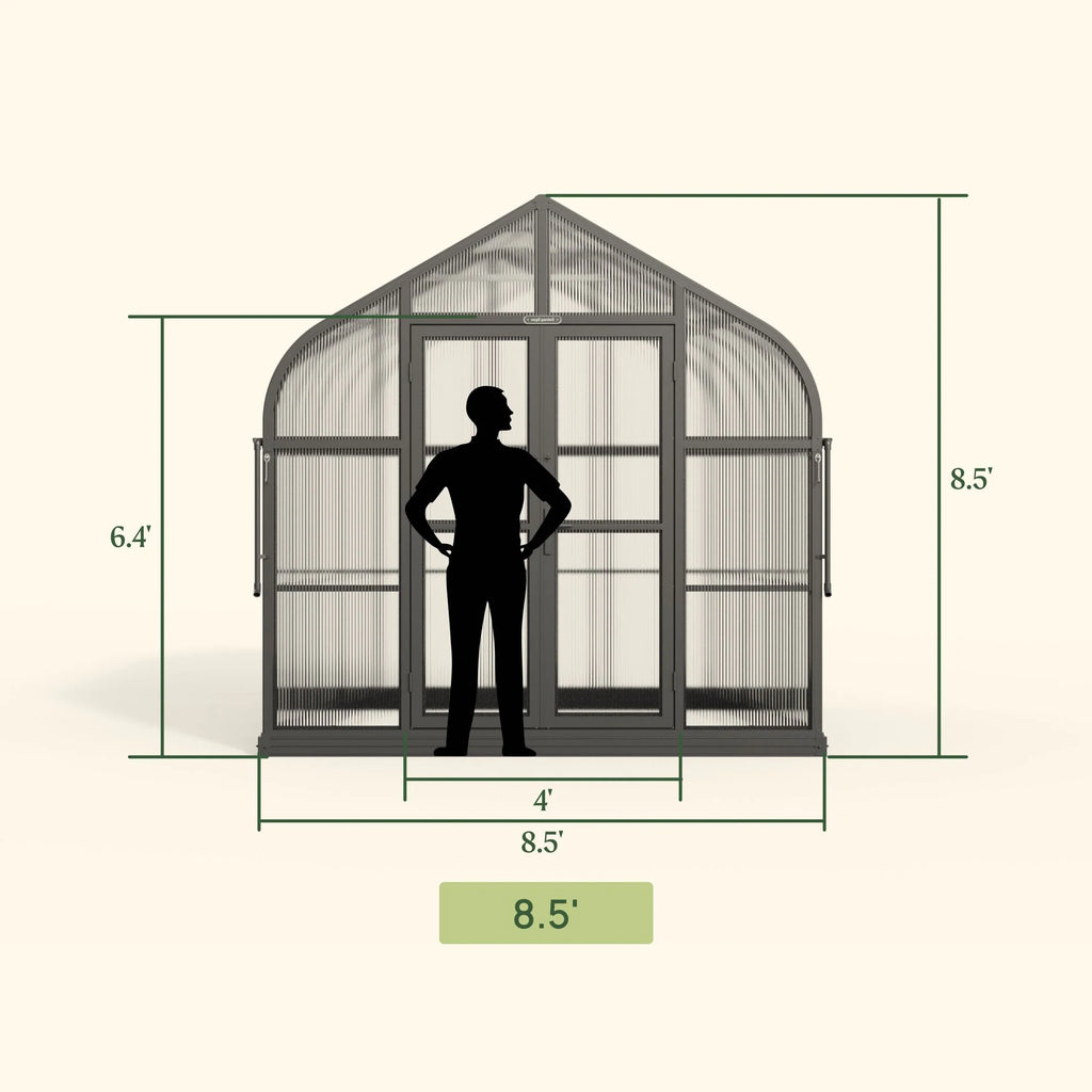 Vego Pacific Greenhouse - 8.5Ft Wide