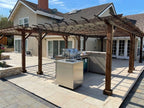 Super Deck Solid Redwood Pergola
