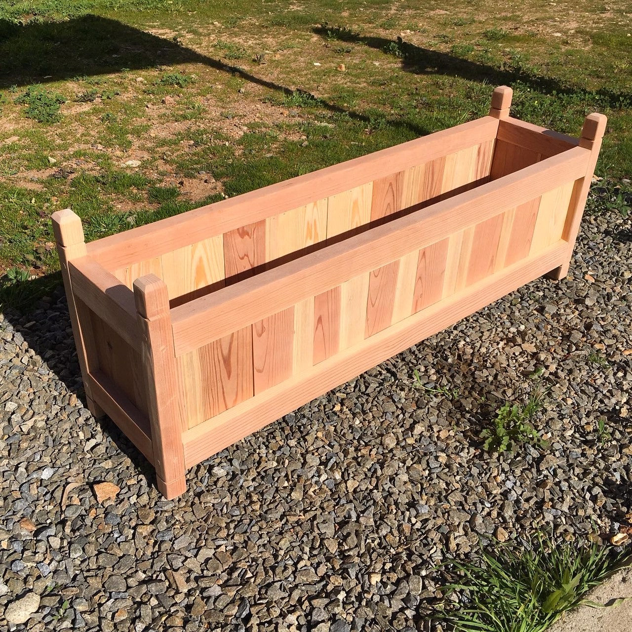 Artisan Redwood Solid Wood Garden Planter