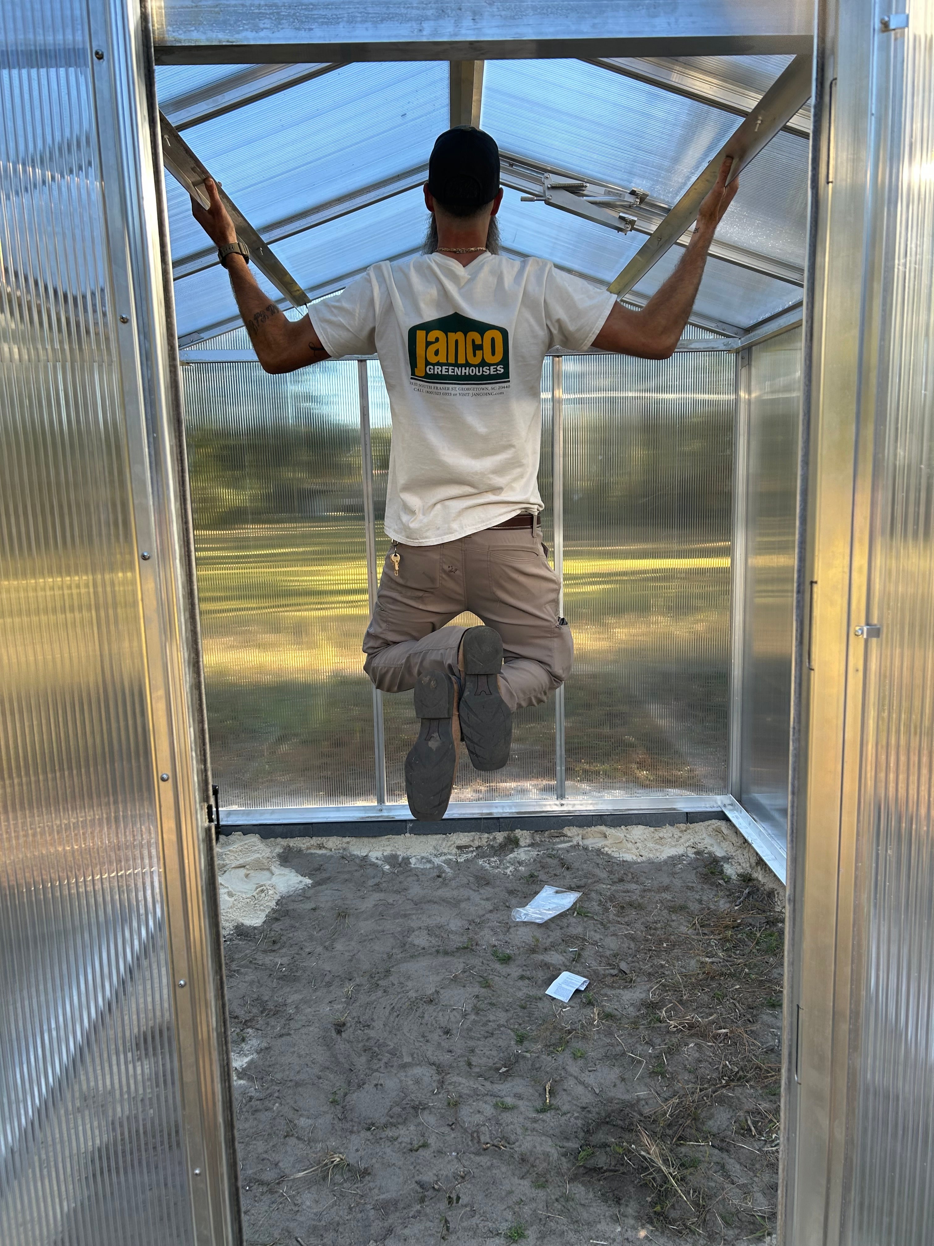Palmetto 8' x 10' Greenhouse by Janco