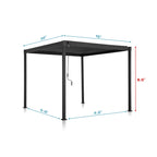 80/88S Steel Frame Pergola with Adjustable Louvered Roof