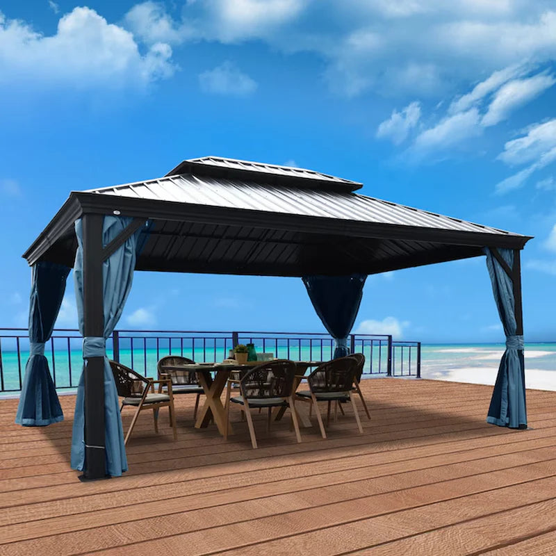 Camelot 12' x 12' Architectural Louvered Pergola - VA42070