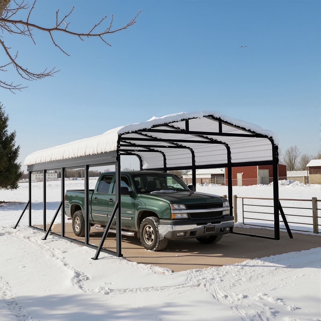12' x 20' Reinforced All-Weather Metal Carport