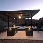 KoKoMo Dual-TV Sports Bar Outdoor Kitchen BBQ Island