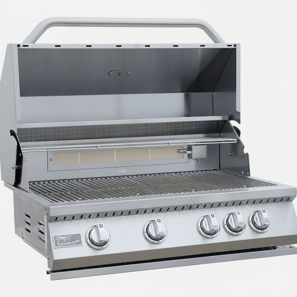 KoKoMo Mini Maui 6' Outdoor Kitchen Island with Integrated Seating