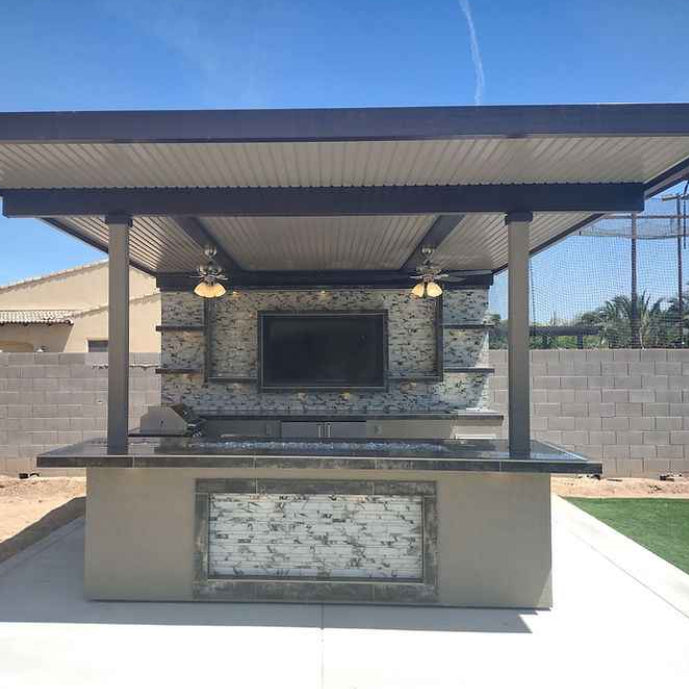 KoKoMo Montego Built-In Outdoor Kitchen BBQ Island