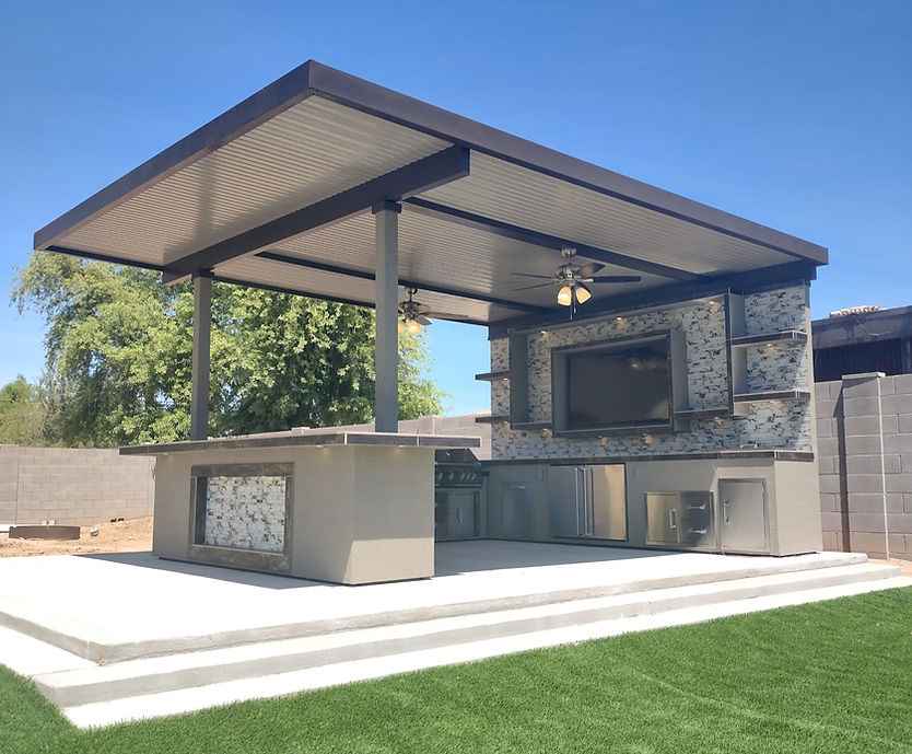 KoKoMo Montego Built-In Outdoor Kitchen BBQ Island