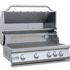 KoKoMo 7' Outdoor Kitchen Island with 32” Grill and Refrigerator