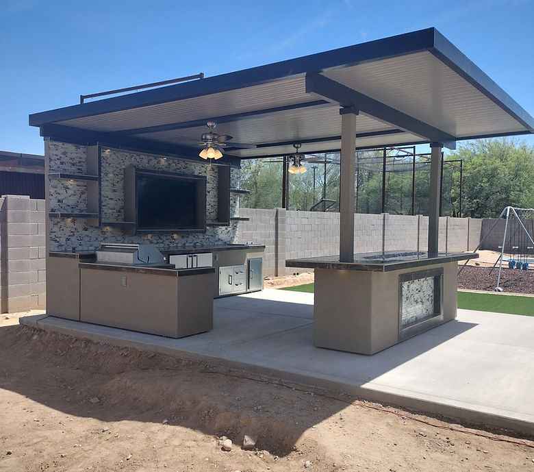 KoKoMo Montego Built-In Outdoor Kitchen BBQ Island