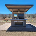 KoKoMo Baja Outdoor Kitchen & 12x12 Patio Cover Suite