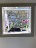 Janco Garden Window Precision-Cut Glass Display Shelf