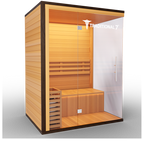 Traditional 7™ Three-Person Hemlock Steam Sauna