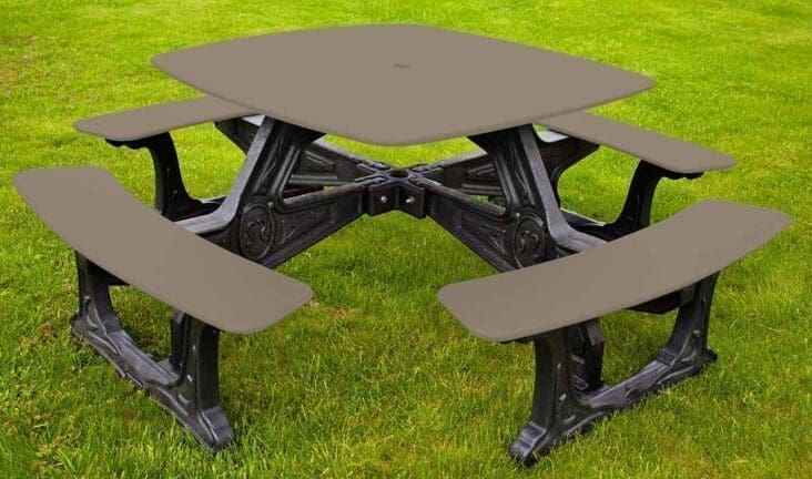 Bistro 8-Seat Sustainable Outdoor Dining Table