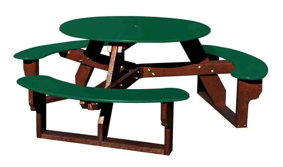 Circular Open-Concept Al Fresco Dining Table