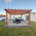 Super Deck Solid Redwood Pergola