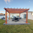 Super Deck Solid Redwood Pergola