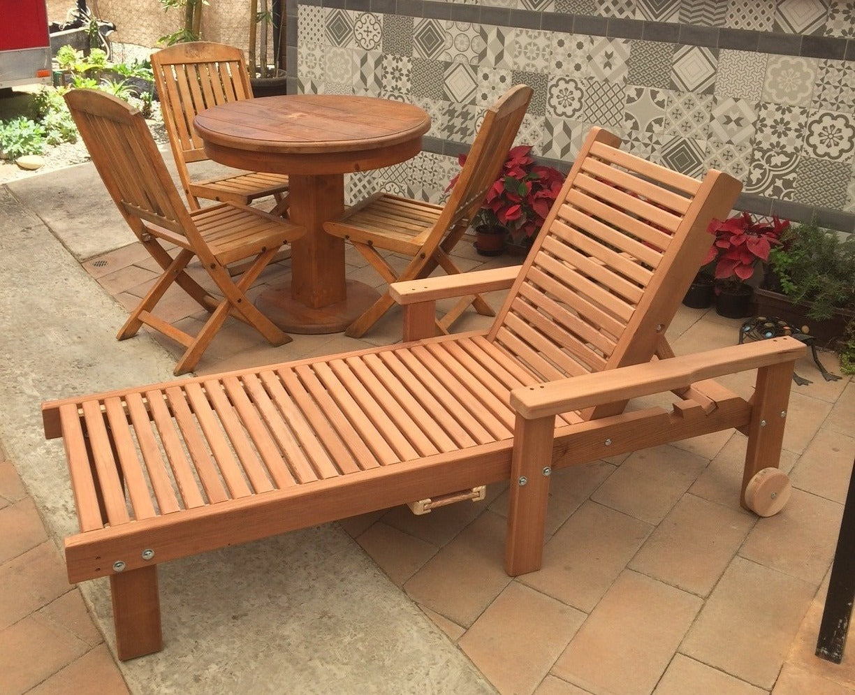 Sun Redwood Ergonomic Chaise Lounge