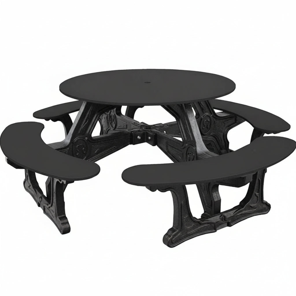 Cantina Round Dining Table | Eight-Person