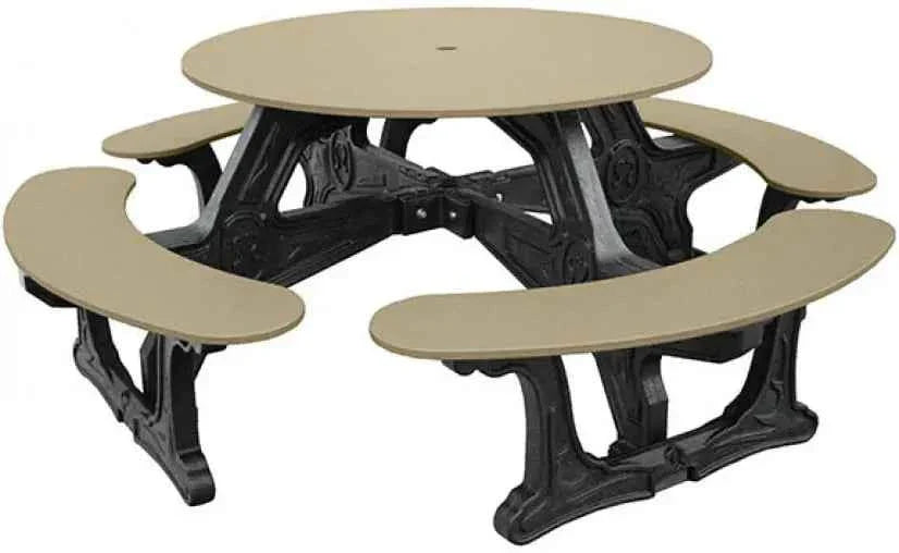 Cantina Round Dining Table | Eight-Person