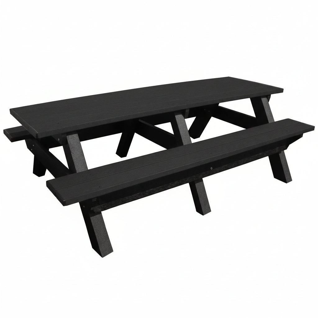 Deluxe 8′ Recycled Plastic Picnic Table