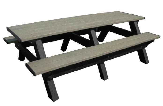 Deluxe 8′ Recycled Plastic Picnic Table