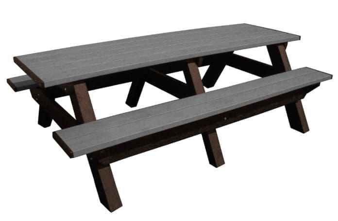 Deluxe 8′ Recycled Plastic Picnic Table