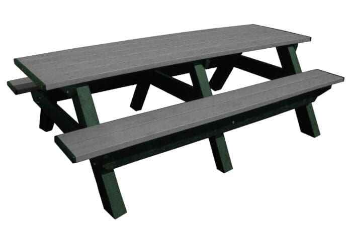 Deluxe 8′ Recycled Plastic Picnic Table