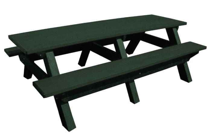 Deluxe 8′ Recycled Plastic Picnic Table