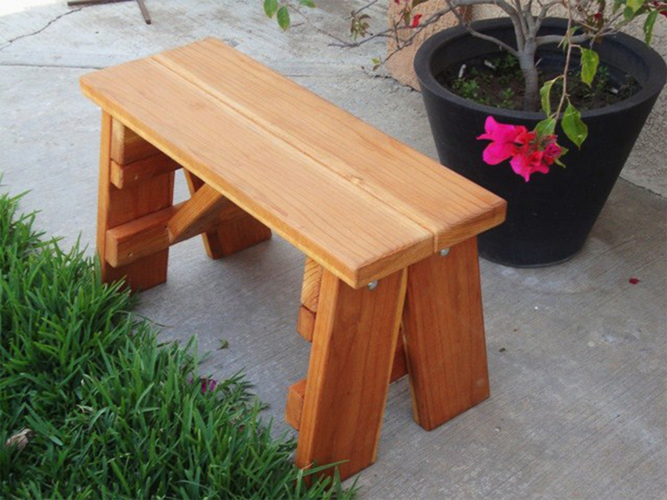Best Redwood Handcrafted Solid Redwood Picnic Bench