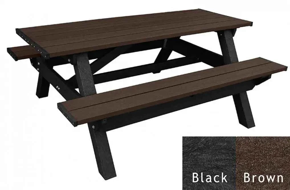 Signature 6-Foot All-Weather Recycled Picnic Table