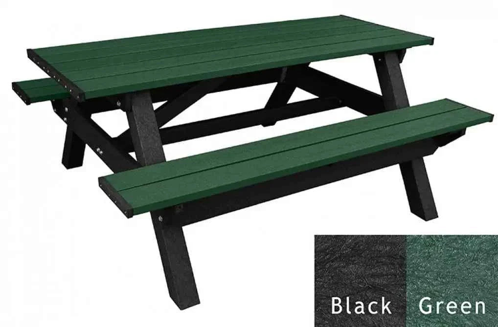 Signature 6-Foot All-Weather Recycled Picnic Table