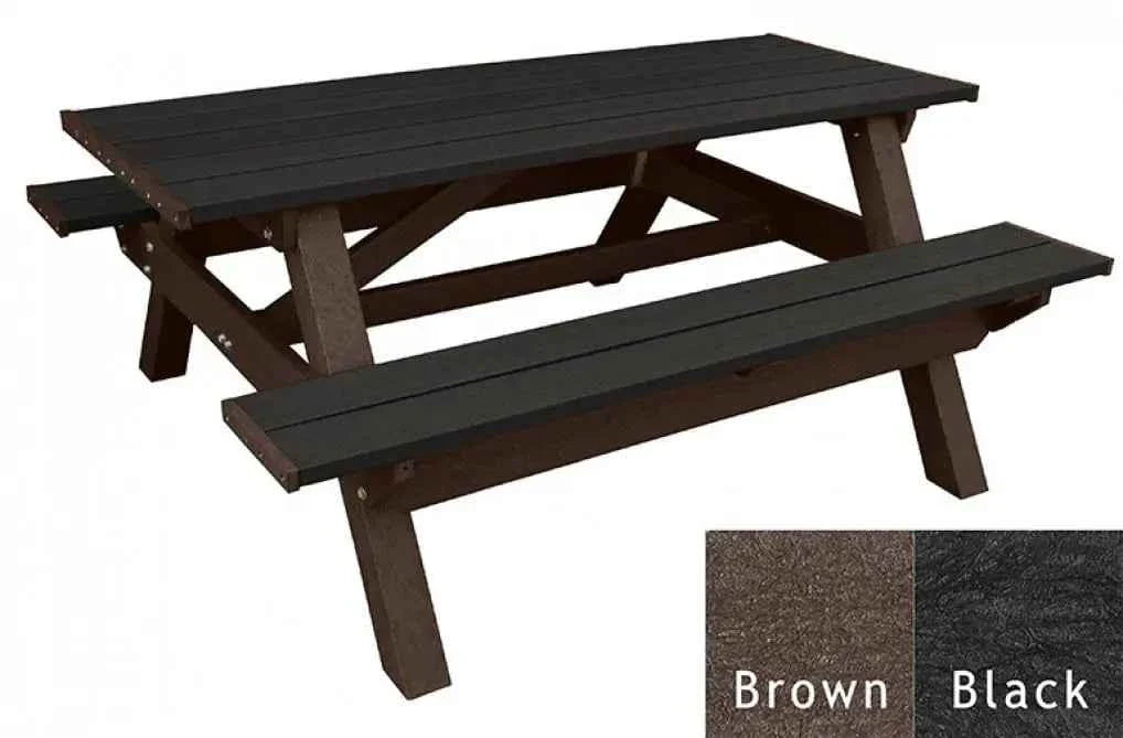 Signature 6-Foot All-Weather Recycled Picnic Table